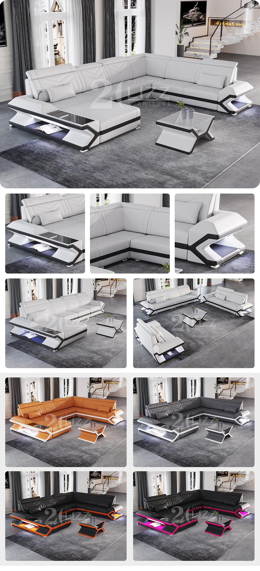 LED-Sofa