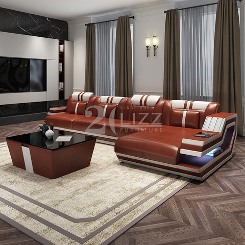 2242 Ledersofa