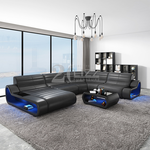 2220 Ledersofa