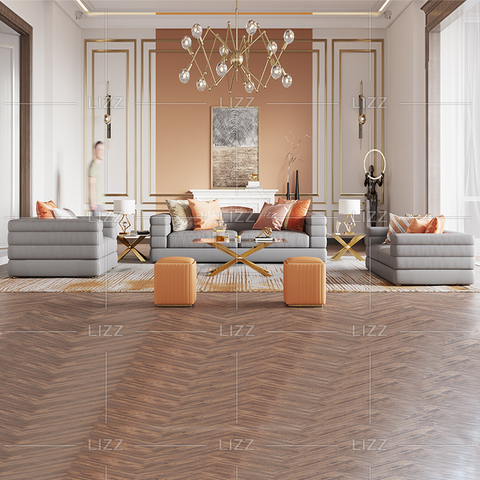 Luxus-Canvas-Stoffsofa mit Stoffarmen