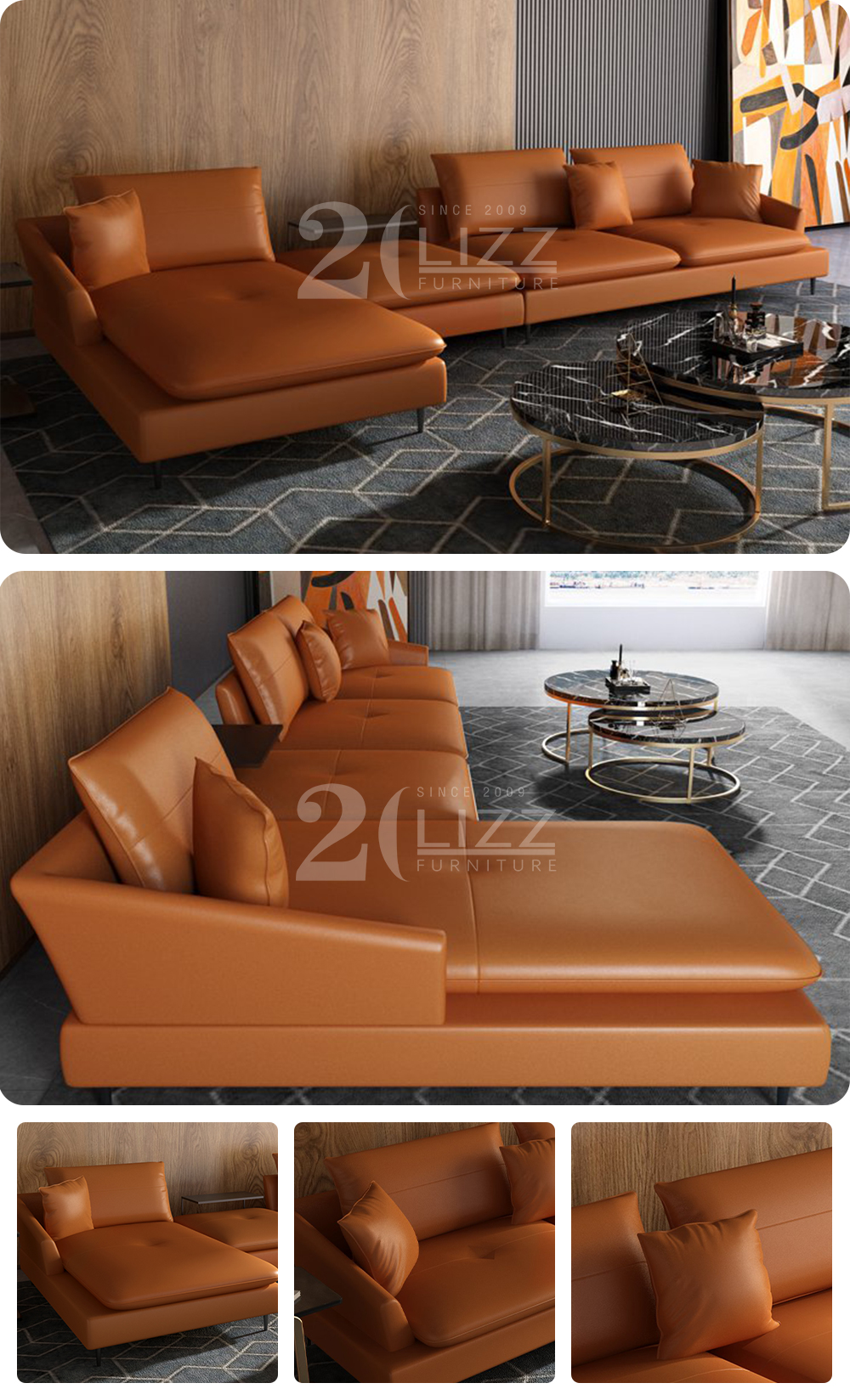 Wohnzimmersofa.