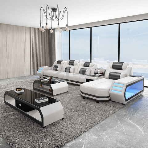 2206 Ledersofa