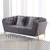 Luxuriöses Chesterfield-Stoffsofa für Wohnzimmer