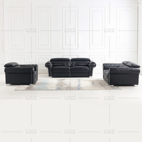 Zeitgenössisches einzigartiges Wohnzimmer-Ledersofa