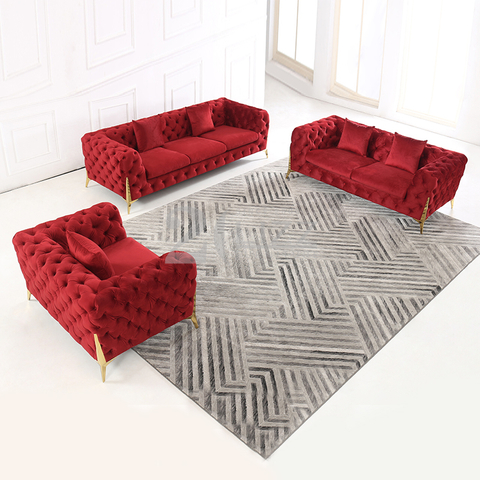 Heather Vintage Sofa aus Chesterfield-Stoff