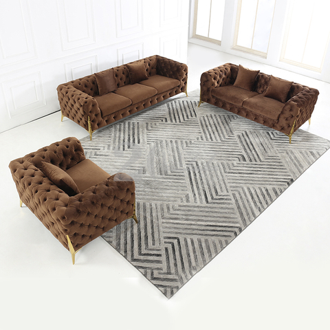 Möbel Vintage Stoffcouch für Wohnzimmer