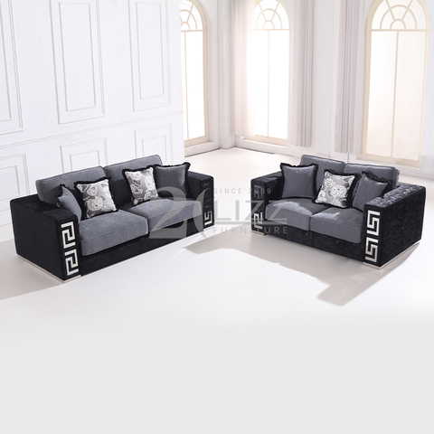 Amerikanisches kleines dunkelgraues Wohnzimmersofa