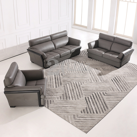 Freizeit Funktionelles 3-Sitzer Ledersofa