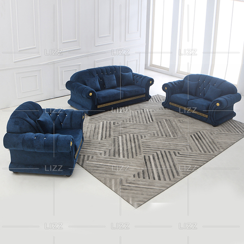 Heißes Verkaufs-Chesterfield-Holzgewebe-Sofa