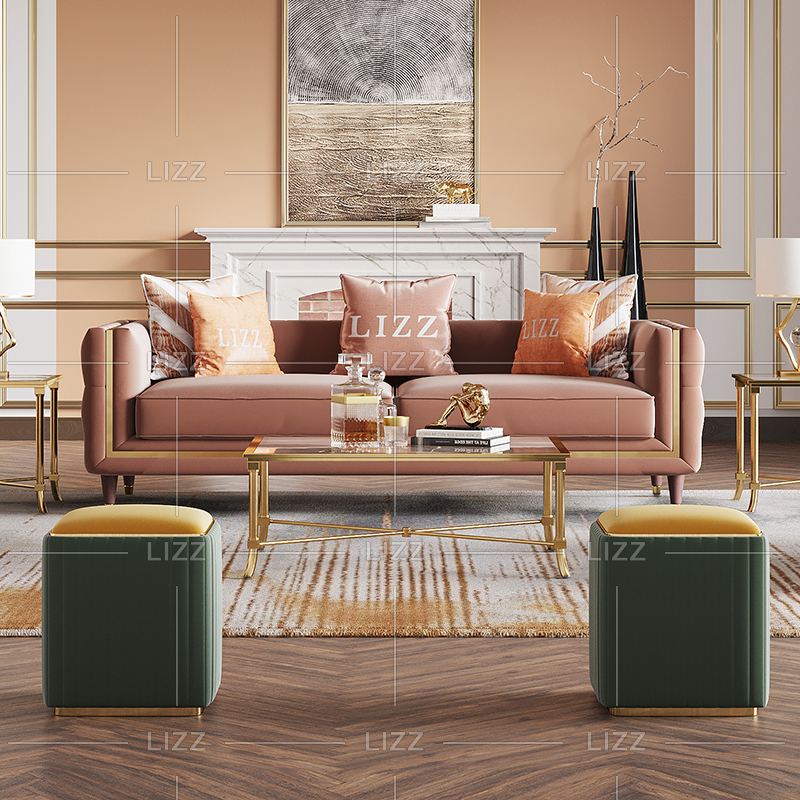 High-End-Luxus-Wohnmöbel-Stoff-Sofa