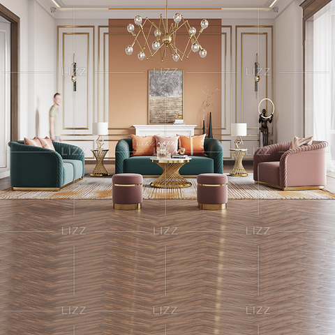 Einfach beschichtetes Stoffsofa für Wohnzimmer