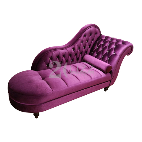 Amerikanisches Chesterfield Chaiselongue Wohnzimmersofa