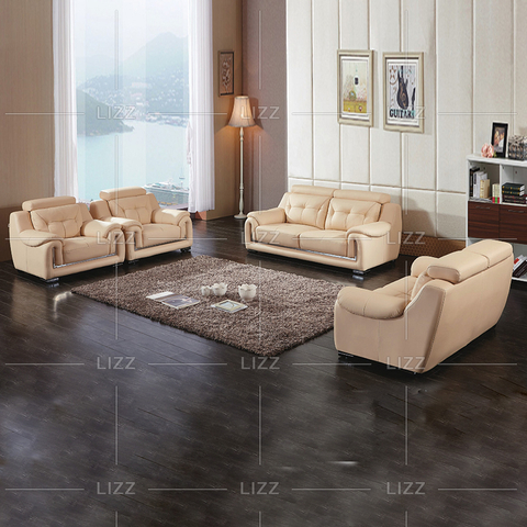 Klassische Wohnmöbel Hochwertiges Ledersofa